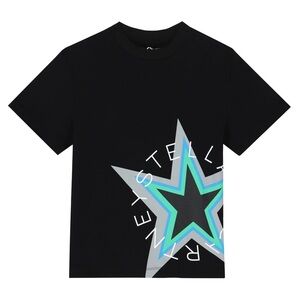 Stella McCartney Kids Black Star Graphic Tee 4Y